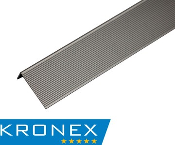 Угол завершающий алюминиевый серый KRONEX