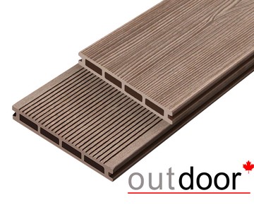 Террасная доска ДПК Outdoor 3D 150*20*3000 мм. STORM/вельвет дуб