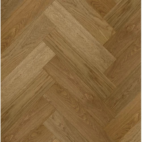 Паркет Елка Английская Royal Parket 490х125х13мм Дуб Натур Теракот лак