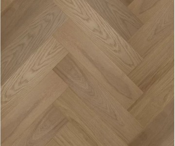 Паркет Елка Английская Royal Parket 490х125х13мм Дуб Натур Фаро лак
