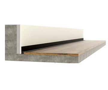 Плинтус Alpro 13-601 Mini L Анодированый Черный