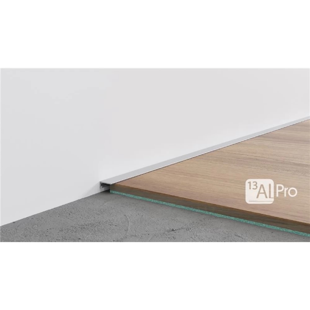 Плинтус AlPro13 - 7067 MINI 2700 мм не анодированный