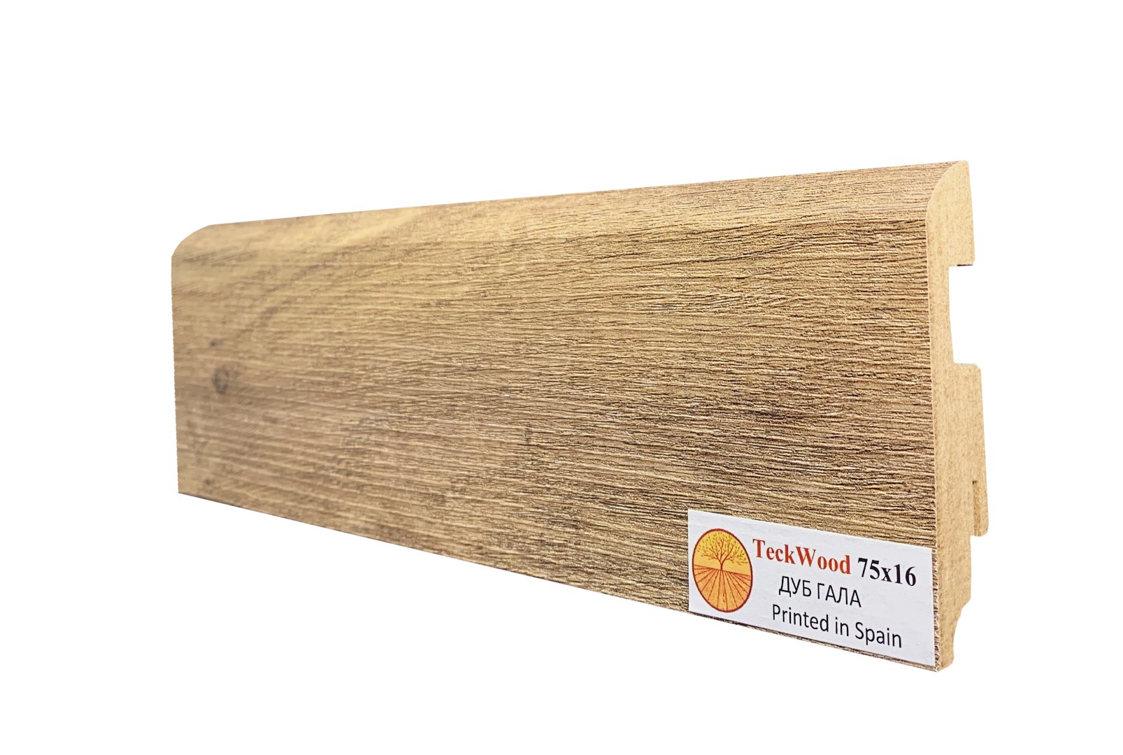 Teckwood ПЛИНТУС ДУБ ГАЛА (75х16)