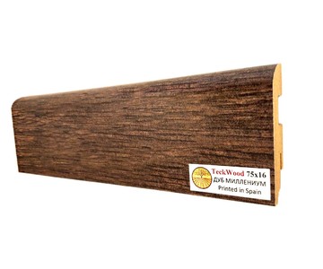 Teckwood ПЛИНТУС ДУБ МИЛЛЕНИУМ (75х16)