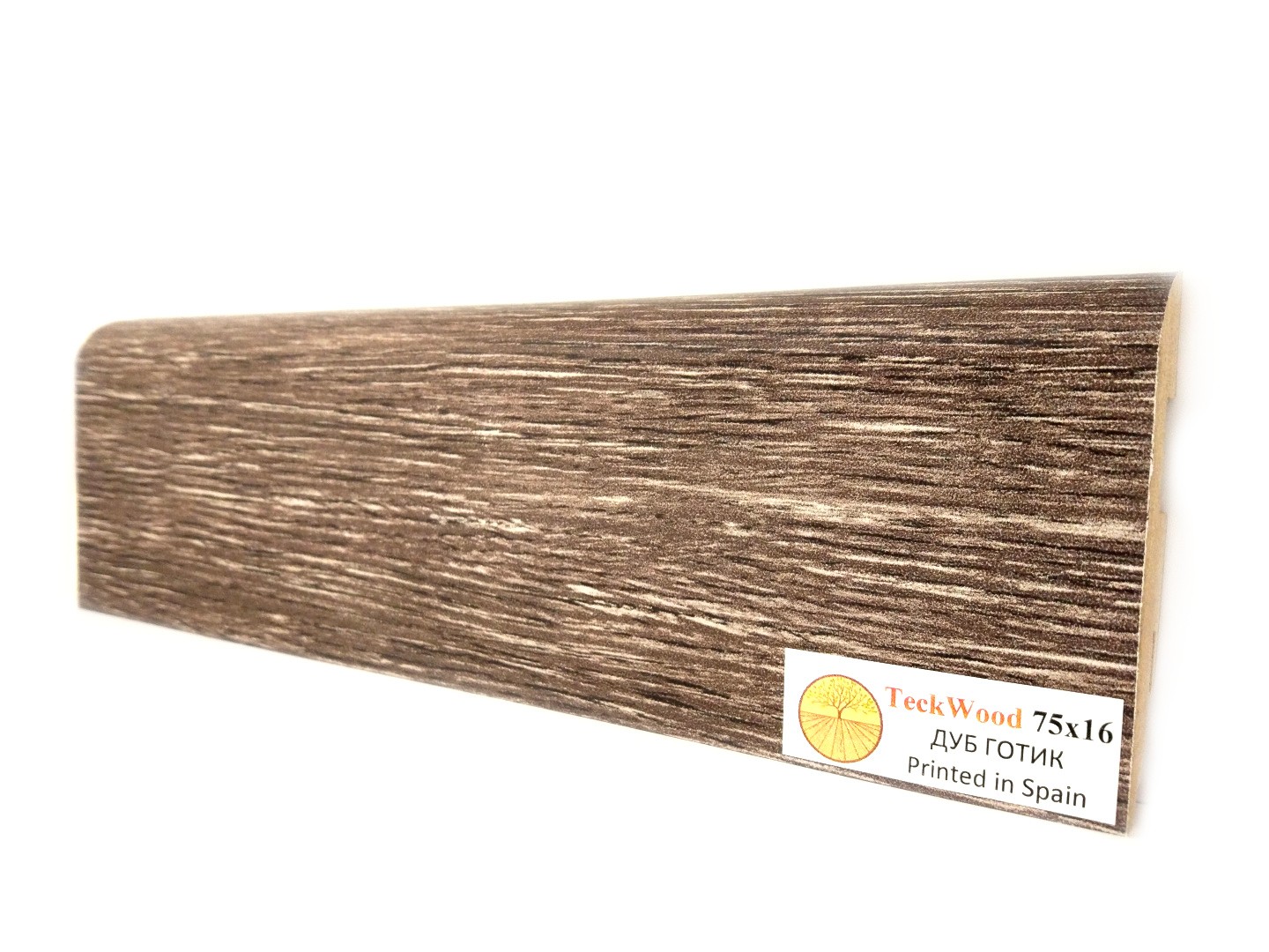 Teckwood ПЛИНТУС ДУБ ГОТИК (75х16)