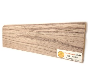 Teckwood ПЛИНТУС ДУБ ДАКОТА (75х16)