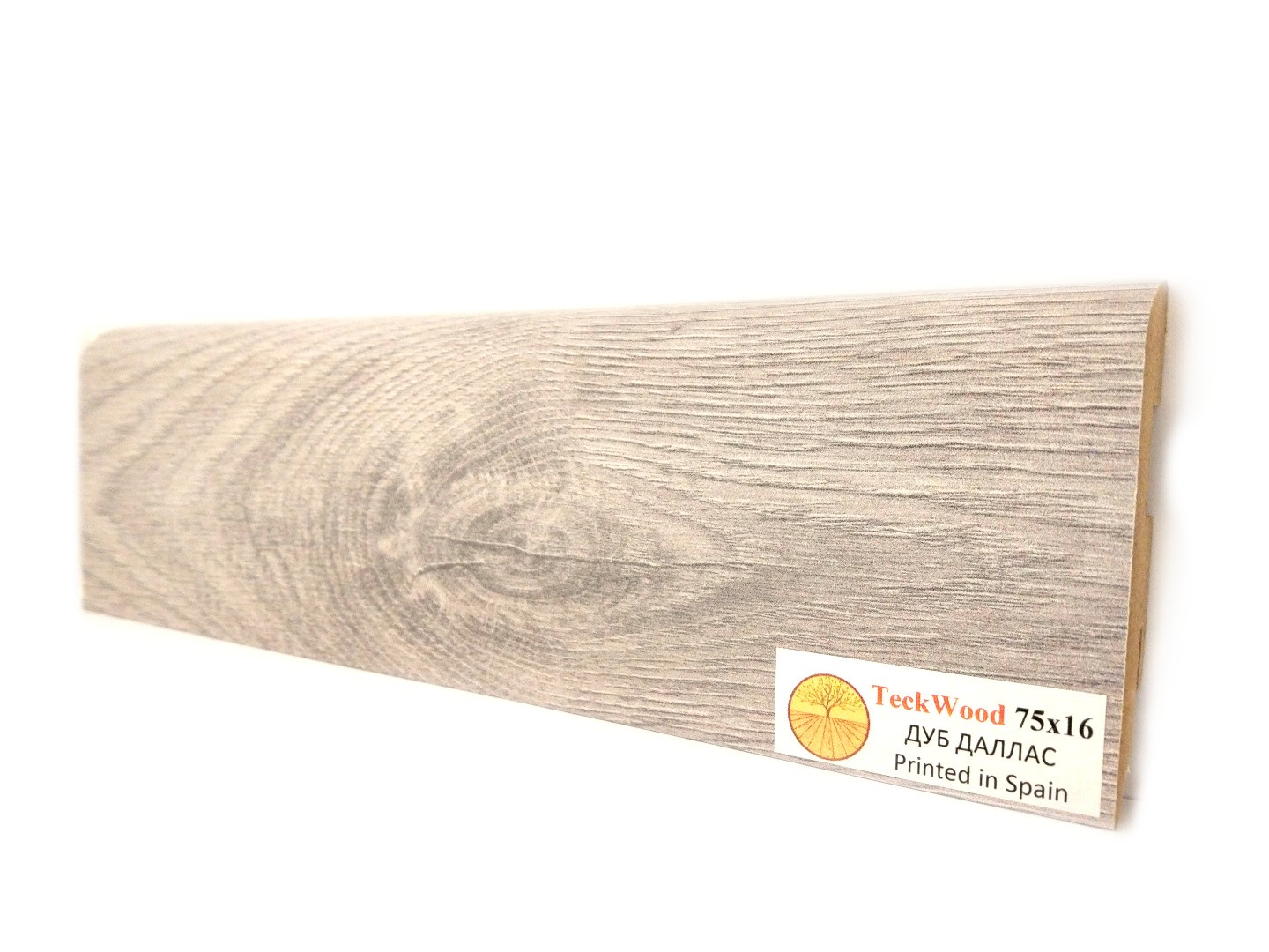 Teckwood ПЛИНТУС ДУБ ДАЛЛАС (75х16)
