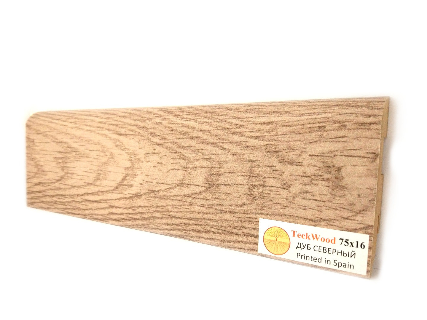 Teckwood ПЛИНТУС ДУБ СЕВЕРНЫЙ (75х16)