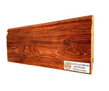 Teckwood ПЛИНТУС ДУБ БРЕНДИ (100х16)
