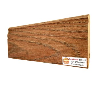 Teckwood ПЛИНТУС ДУБ ЗАПАДНЫЙ (100х16)