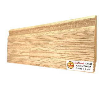 Teckwood ПЛИНТУС КЛЕН БЕЛЕНЫЙ (100х16)